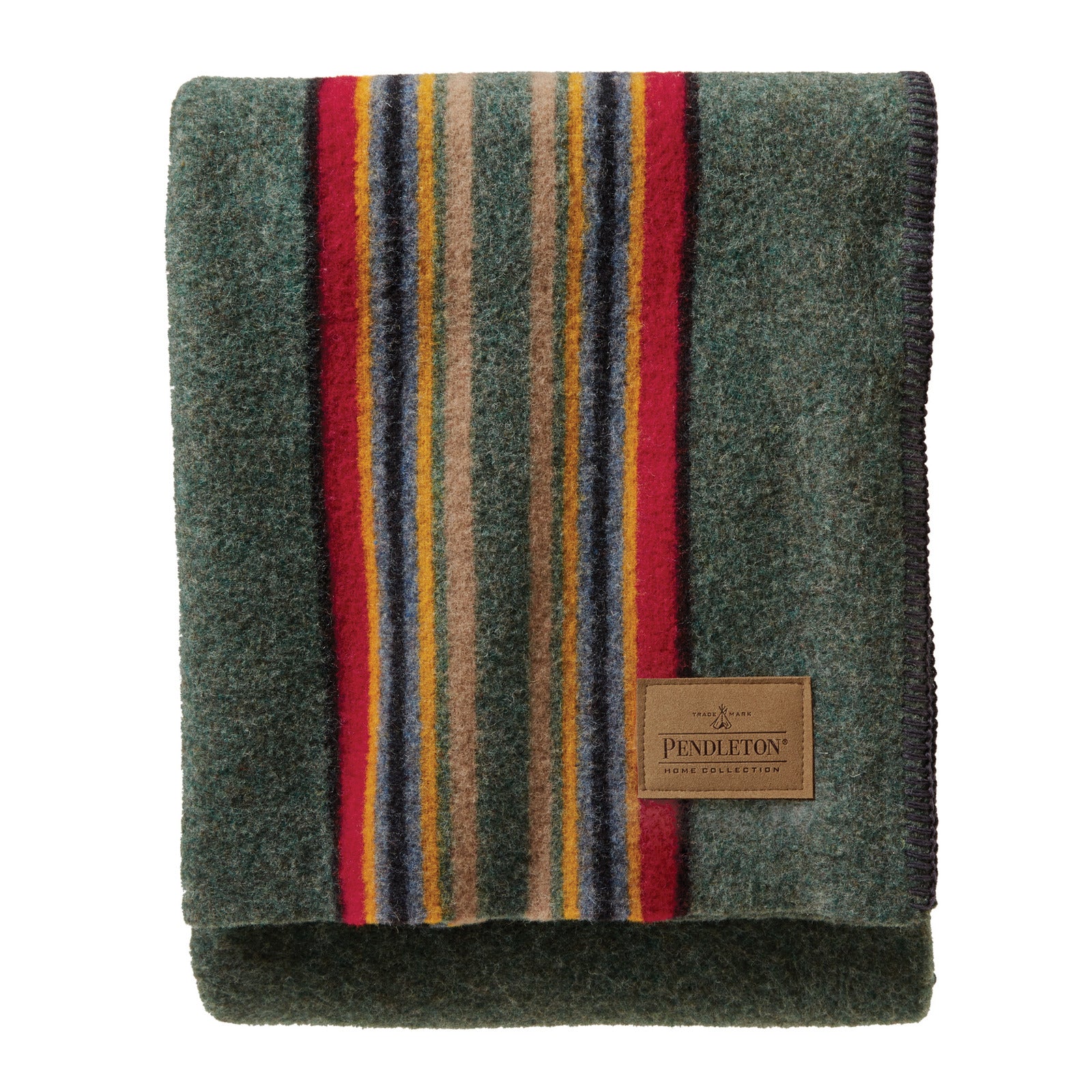 Yakima Camp Blanket  - Green Heather - Image 2