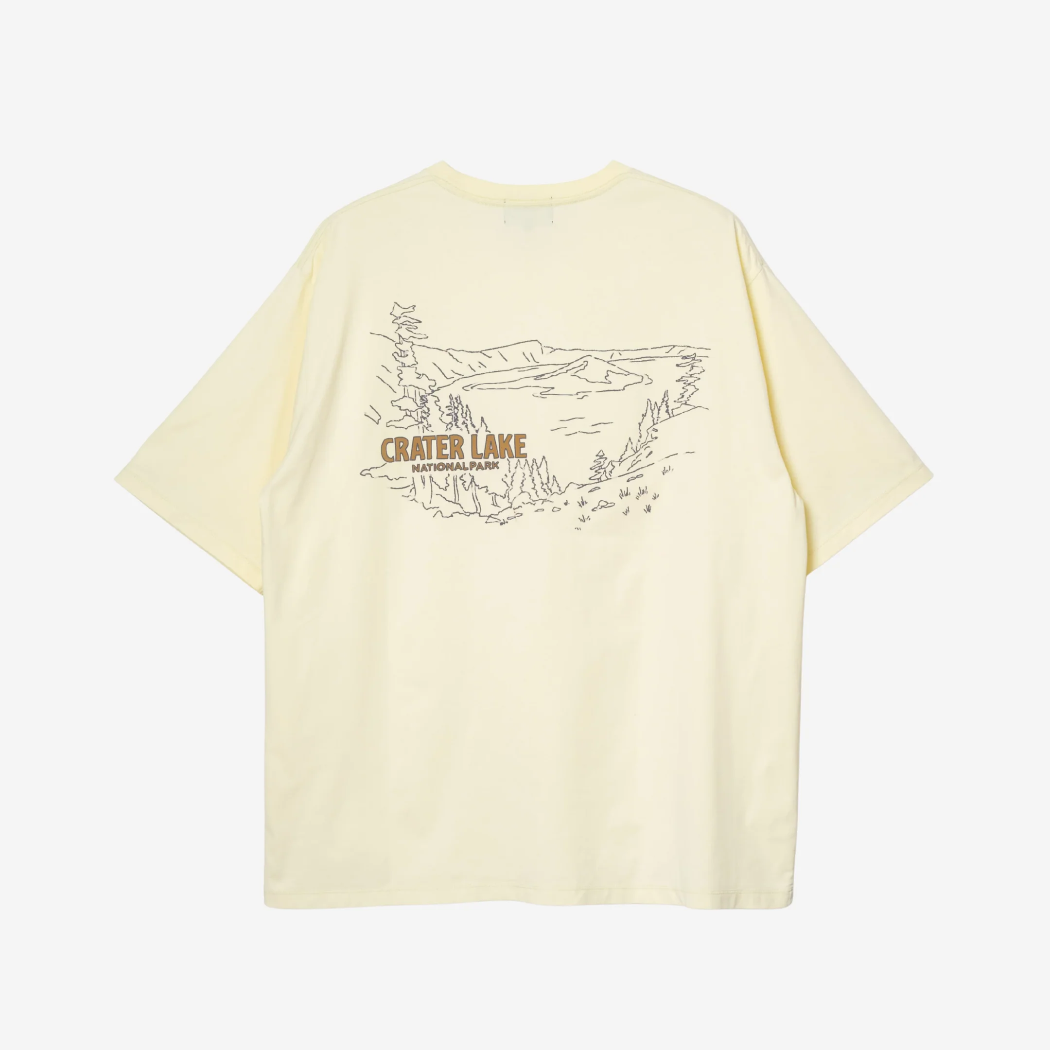 Crater Lake National Park Tee - Lemon - Image 2