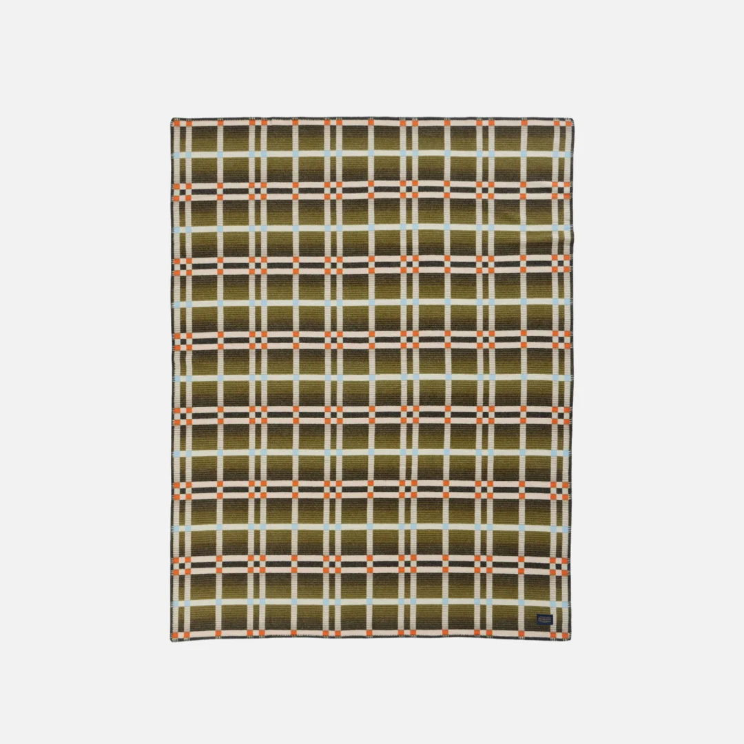Four Square Throw - Slide Mountain Olive - Image 2
