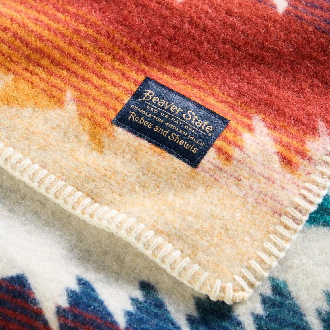 Jacquard Blanket - Sunset Pass - Image 4