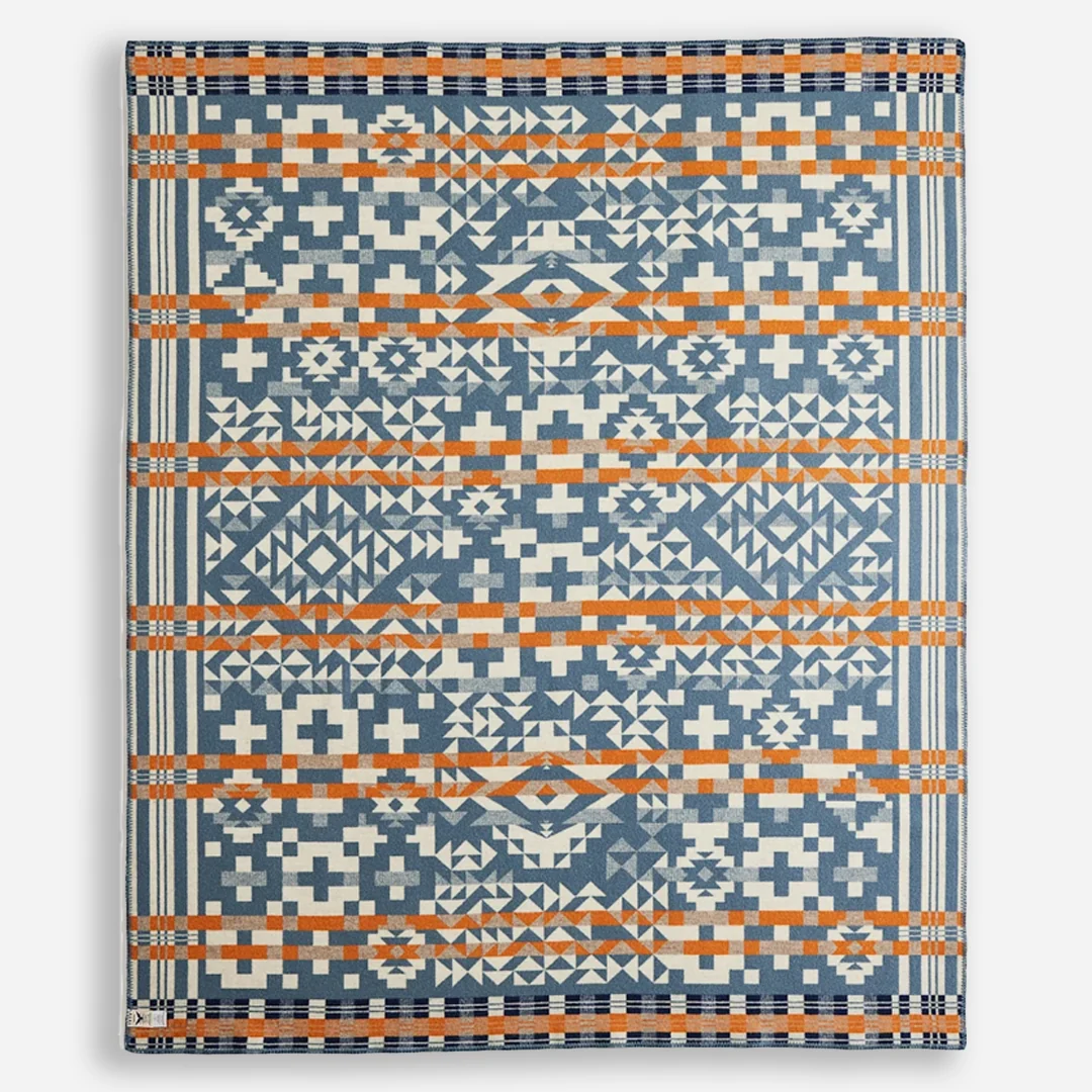 Jacquard Blanket - Blue Ridge - Image 3