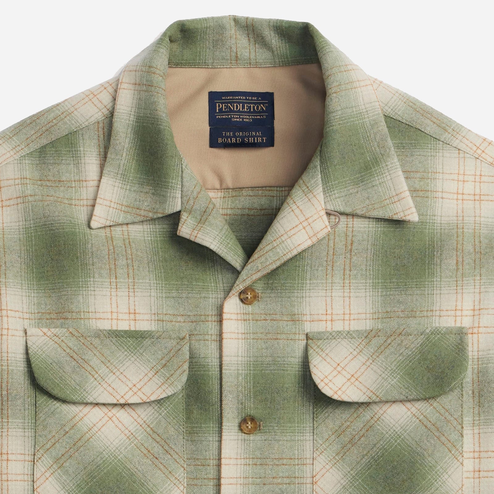Wool Board Shirt - Moss Mix Ombre - Image 2
