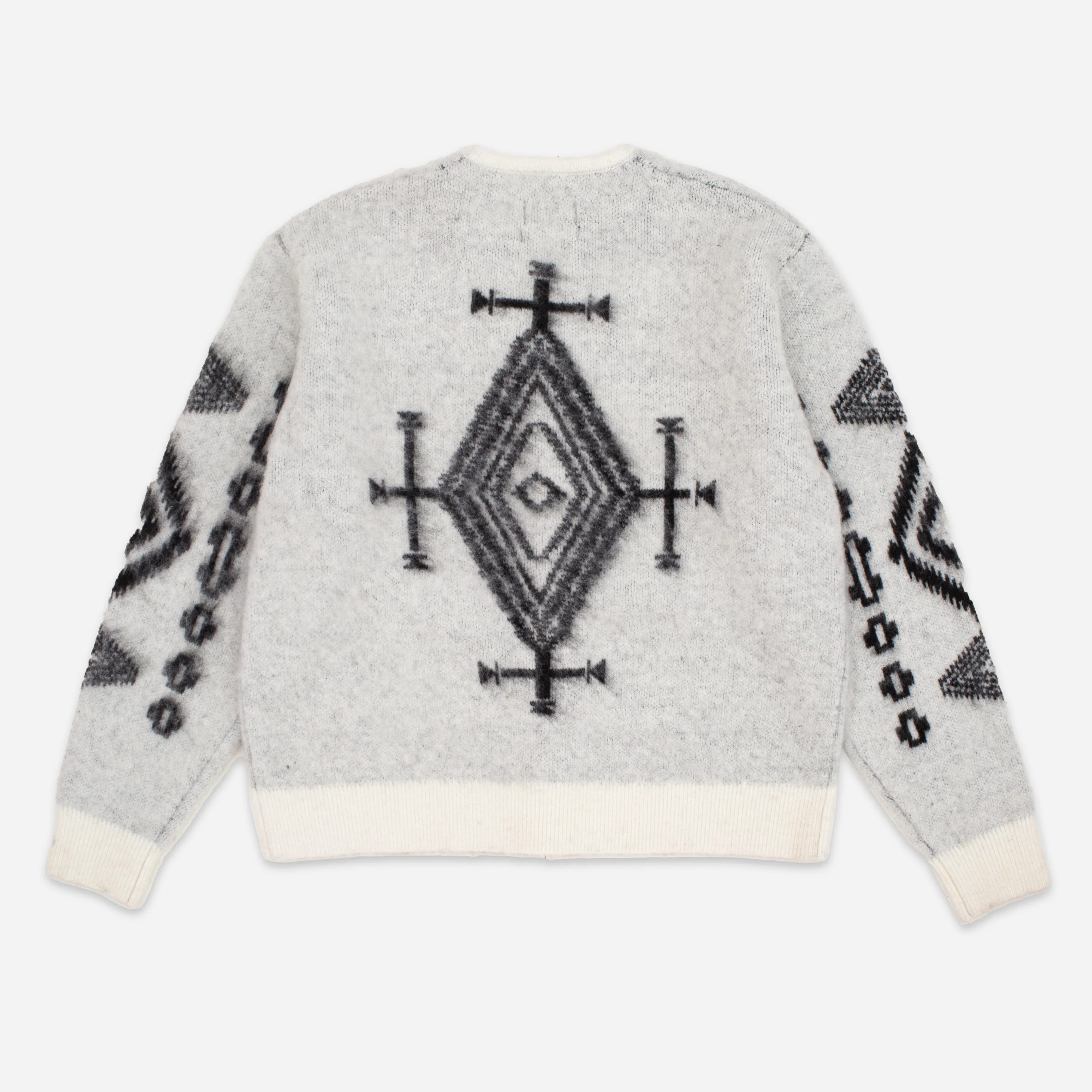 Mohair Cardigan - Los Ojos White - Image 3