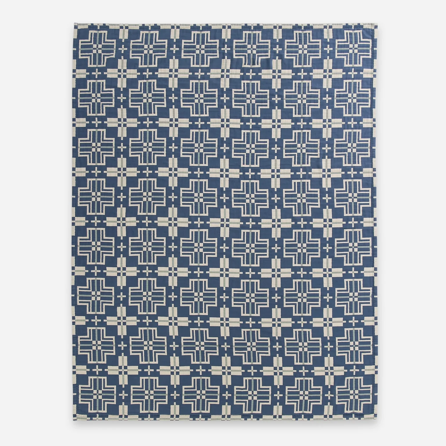 Organic Cotton Matelasse Twin - San Marcos Marine - Image 2