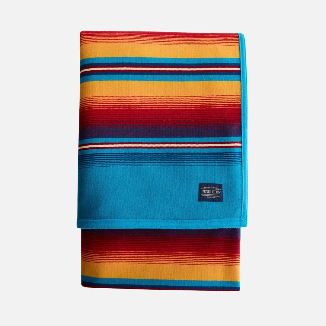 Serape Robe - Turquoise - Image 2