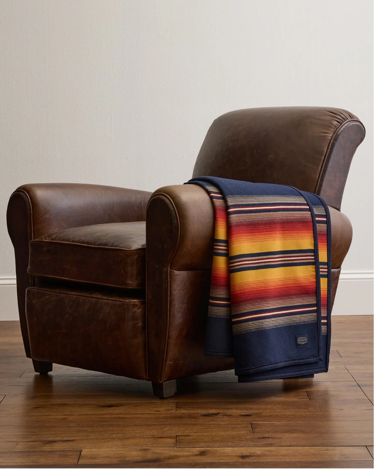 Serape Robe - Navy - Image 5